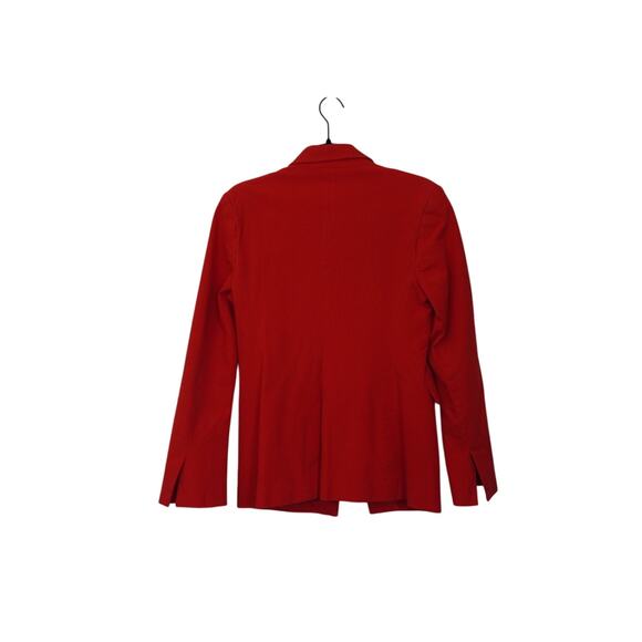Derek Lam 10 Crosby Red Noah Single Breasted Jacket Sz 10 - Picture 5 of 6